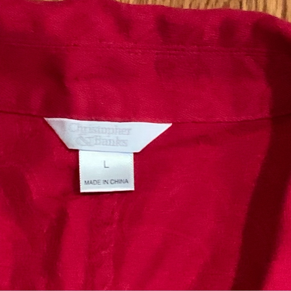 Jacket Christopher And Banks Button Front And Cuf… - image 4